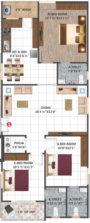  sapphire Floor Plan Floor Plan