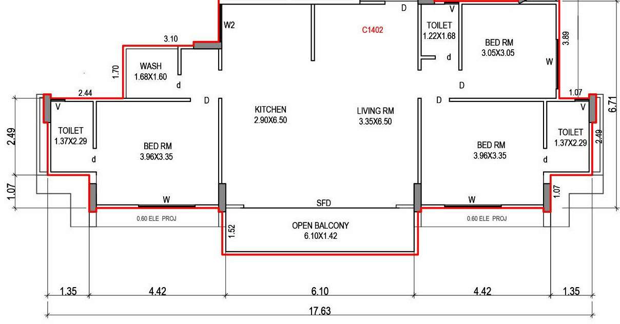  the residence Floor Plan Floor Plan