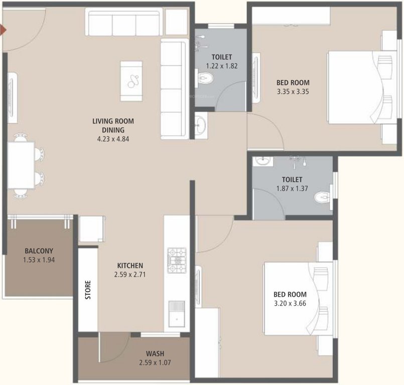  mudibhavan residency Floor Plan Floor Plan