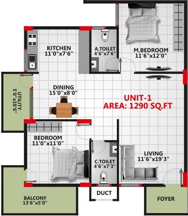  krishna elite Floor Plan Floor Plan
