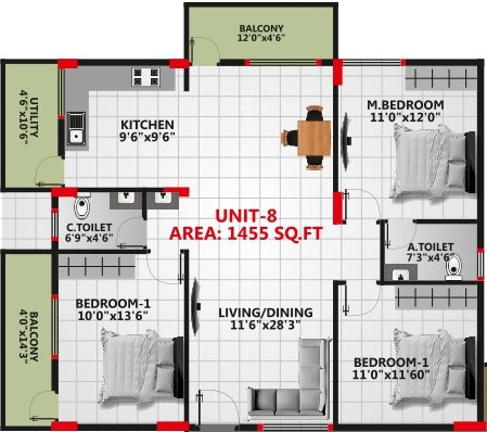  krishna elite Floor Plan Floor Plan
