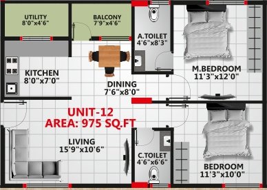  krishna elite Floor Plan Floor Plan