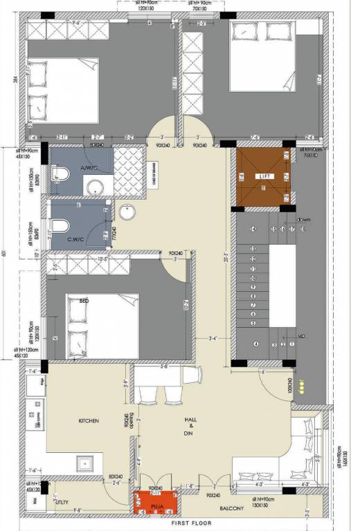  aura Floor Plan First Floor Plan