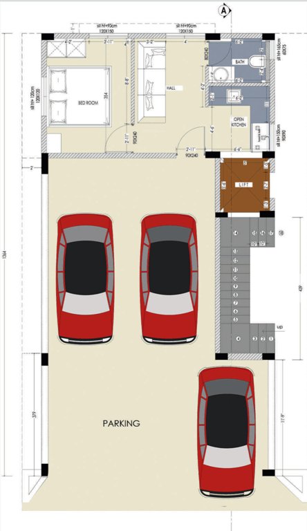  aura Floor Plan Ground Floor Plan