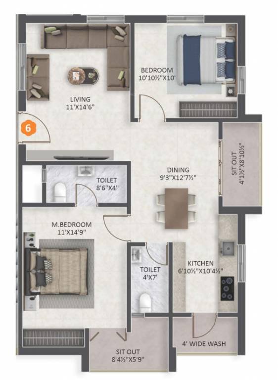  tvin birds block b Floor Plan Floor Plan