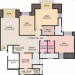 Hiranandani Bridgewood (3BHK+3T (1,960 sq ft)   Servant Room 1960 sq ft)
