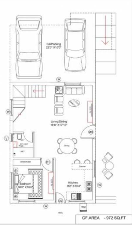  aurora Floor Plan Ground Floor Plan