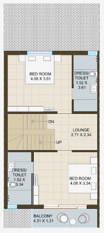  shoolin-bunglows Floor Plan First Floor Plan