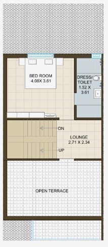  shoolin-bunglows Floor Plan Second Floor Plan