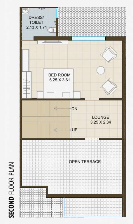  shoolin bunglows Floor Plan Second Floor Plan