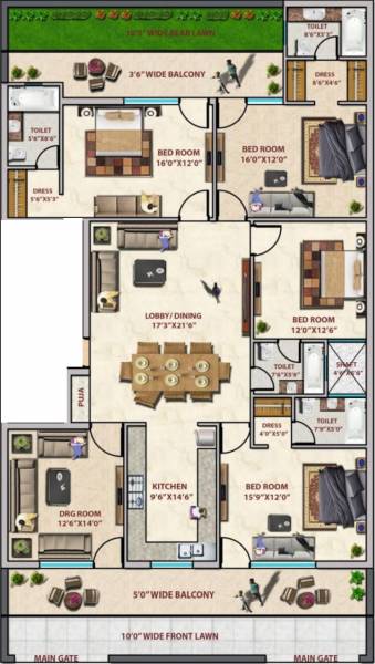 Floor Plan construction-330-sqyd Floor Plan Floor Plan