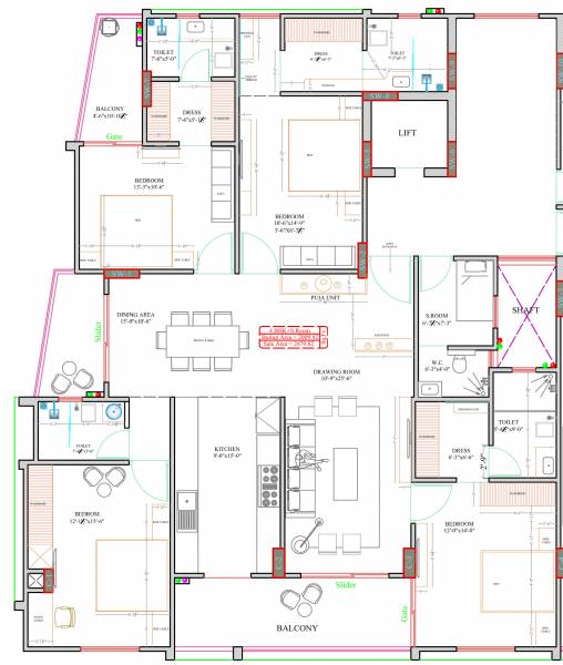  luxurious-mansion Floor Plan Floor Plan