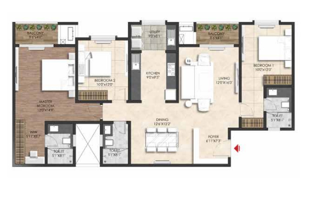 Floor Plan  esquire Floor Plan Floor Plan
