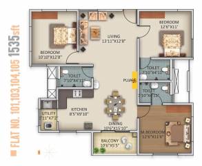  ambience Floor Plan Floor Plan