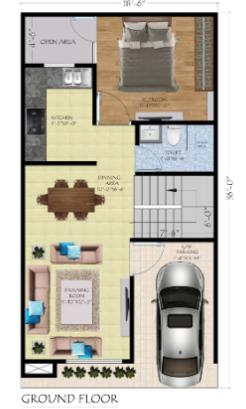  signature-villas Floor Plan Ground Floor Plan