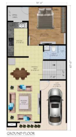  signature villas Floor Plan Ground Floor Plan