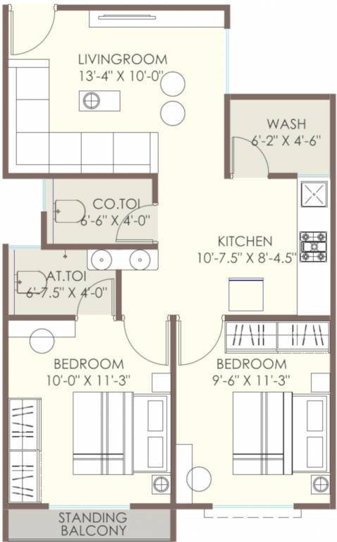  niharika park apartment chsl Floor Plan Floor Plan