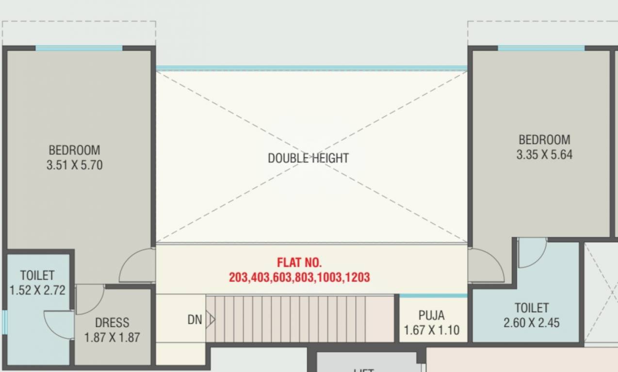 florencia Floor Plan Upper Level Duplex Plan