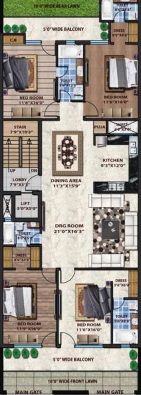  luxury floors Floor Plan Floor Plan
