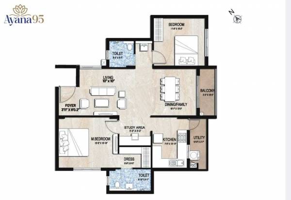  ayana-95 Floor Plan Floor Plan