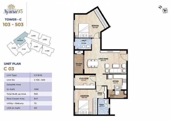  ayana-95 Floor Plan Floor Plan