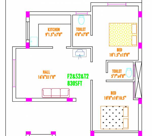  flats-kundram Floor Plan Floor Plan