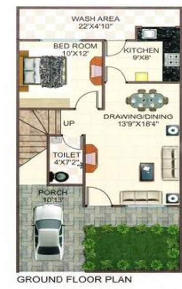  eco green park Floor Plan Ground Floor Plan