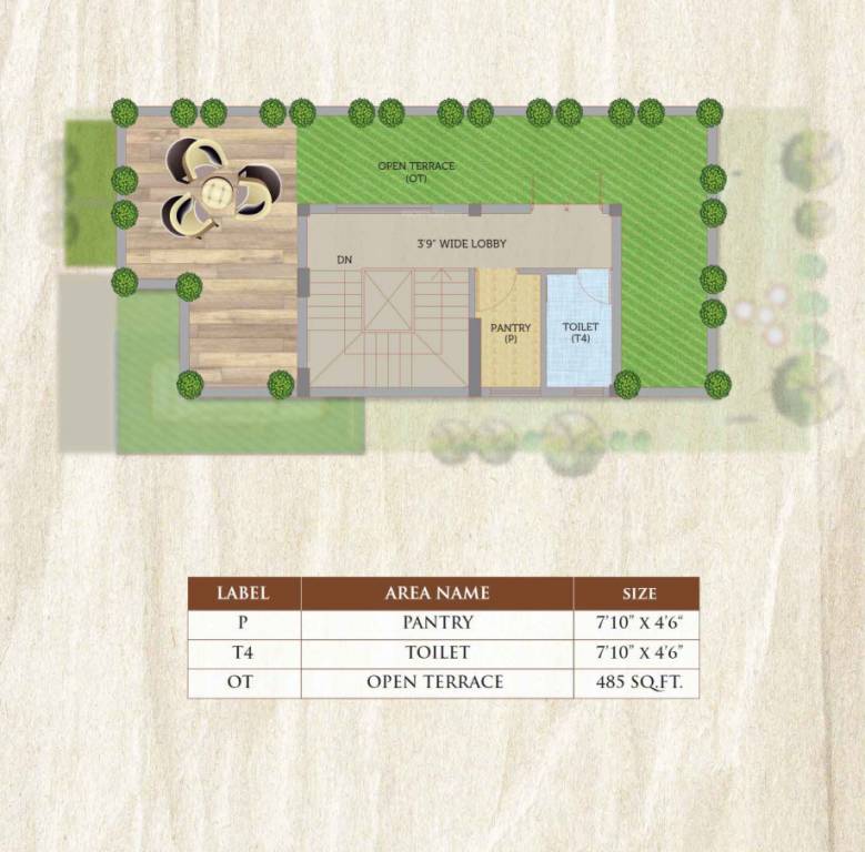  hazelburg phase 1 Floor Plan Terrace Floor Plan