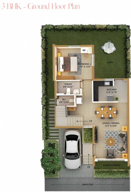  meraki Floor Plan Ground Floor Plan