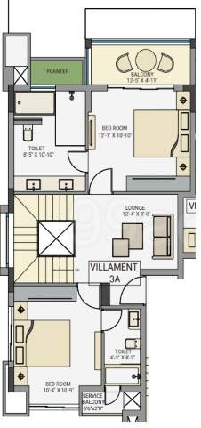 the royal ganges 1 phase i Floor Plan Ground Floor Plan