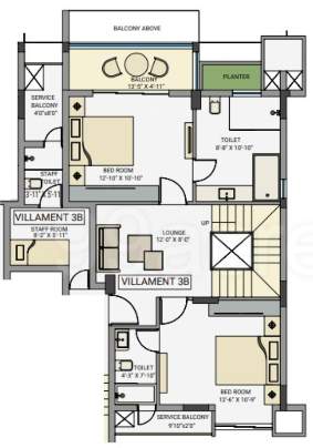 the royal ganges 1 phase i Floor Plan Ground Floor Plan