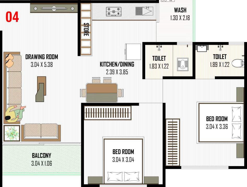  aryaman kalpvruksh Floor Plan Floor Plan