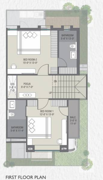  yogi-hridyam-bungalows Floor Plan First Floor Plan