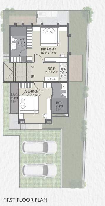  yogi hridyam bungalows Floor Plan First Floor Plan