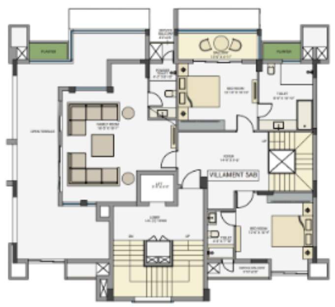 the royal ganges 1 phase i Floor Plan Ground Floor Plan