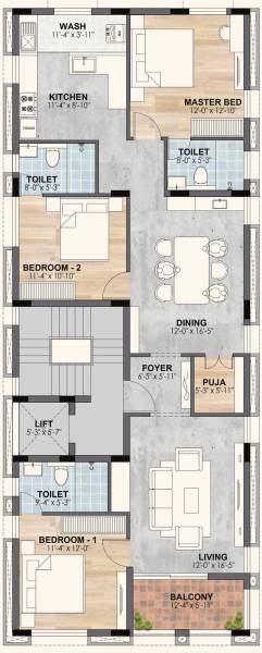  linga Floor Plan Floor Plan