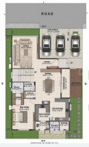 regalia Floor Plan Ground Floor Plan