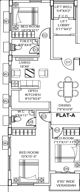  nav ratan co operative mig Floor Plan Floor Plan