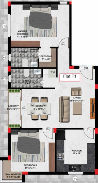 sristhi Floor Plan Floor Plan