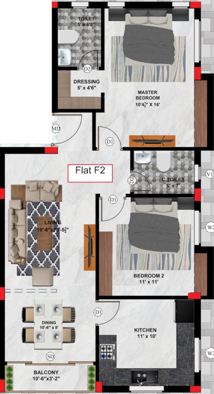  sristhi Floor Plan Floor Plan