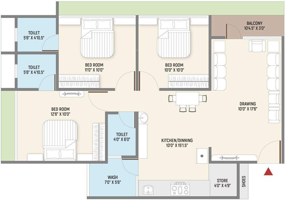  shreem luxuria Floor Plan Floor Plan
