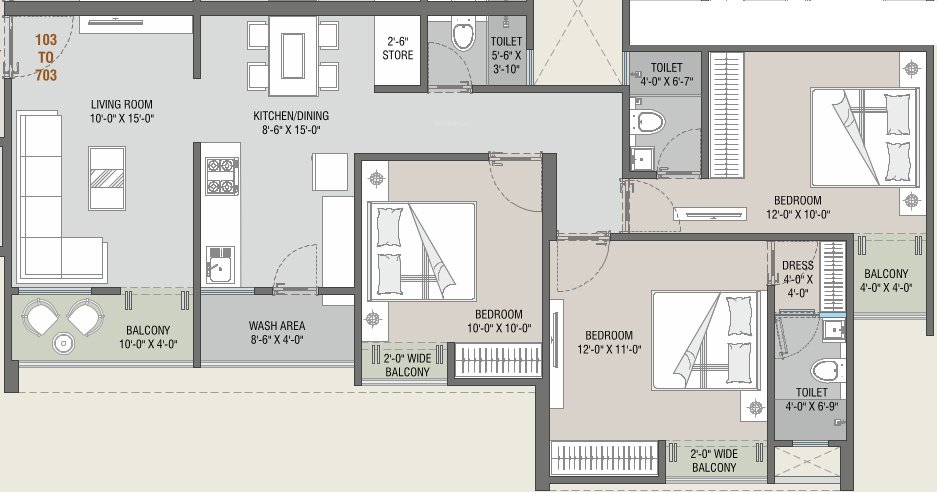  shikhar platinum Floor Plan Floor Plan