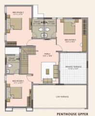  prathyangira Floor Plan Upper Level Duplex Plan
