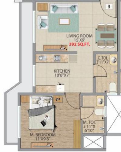  bindra-one Floor Plan Floor Plan