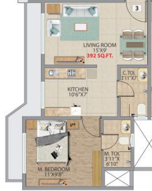  bindra one Floor Plan Floor Plan