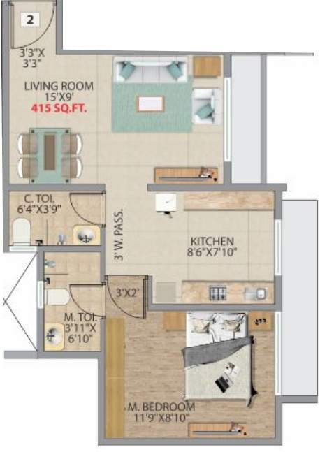  bindra one Floor Plan Floor Plan