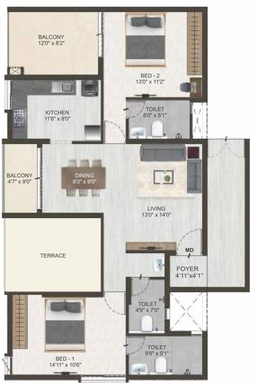  manapark Floor Plan Floor Plan