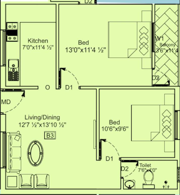  asthalakshmii Floor Plan Floor Plan