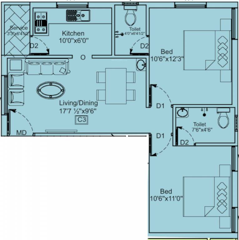  asthalakshmii Floor Plan Floor Plan