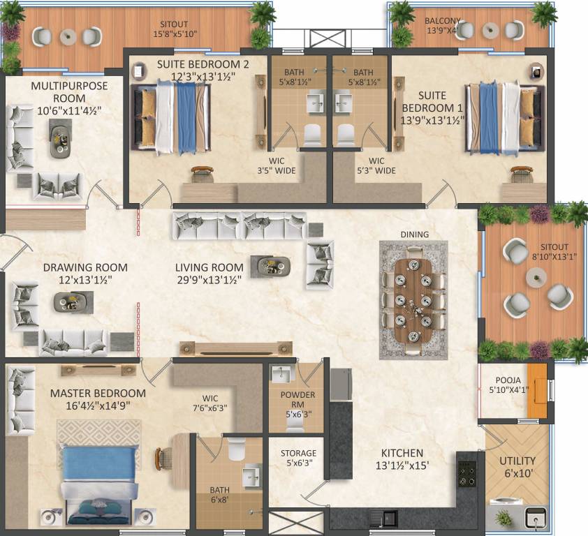  srias life spaces iwa Floor Plan Floor Plan